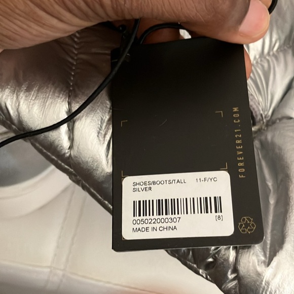 Forever 21 silver boots - Picture 4 of 5